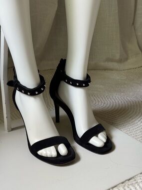 Rag & Bone Black Ankle-Strap Stiletto Sandals - Women